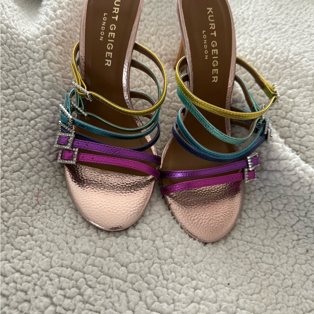 Kurt Geiger Women's Multicolor Strappy Heels